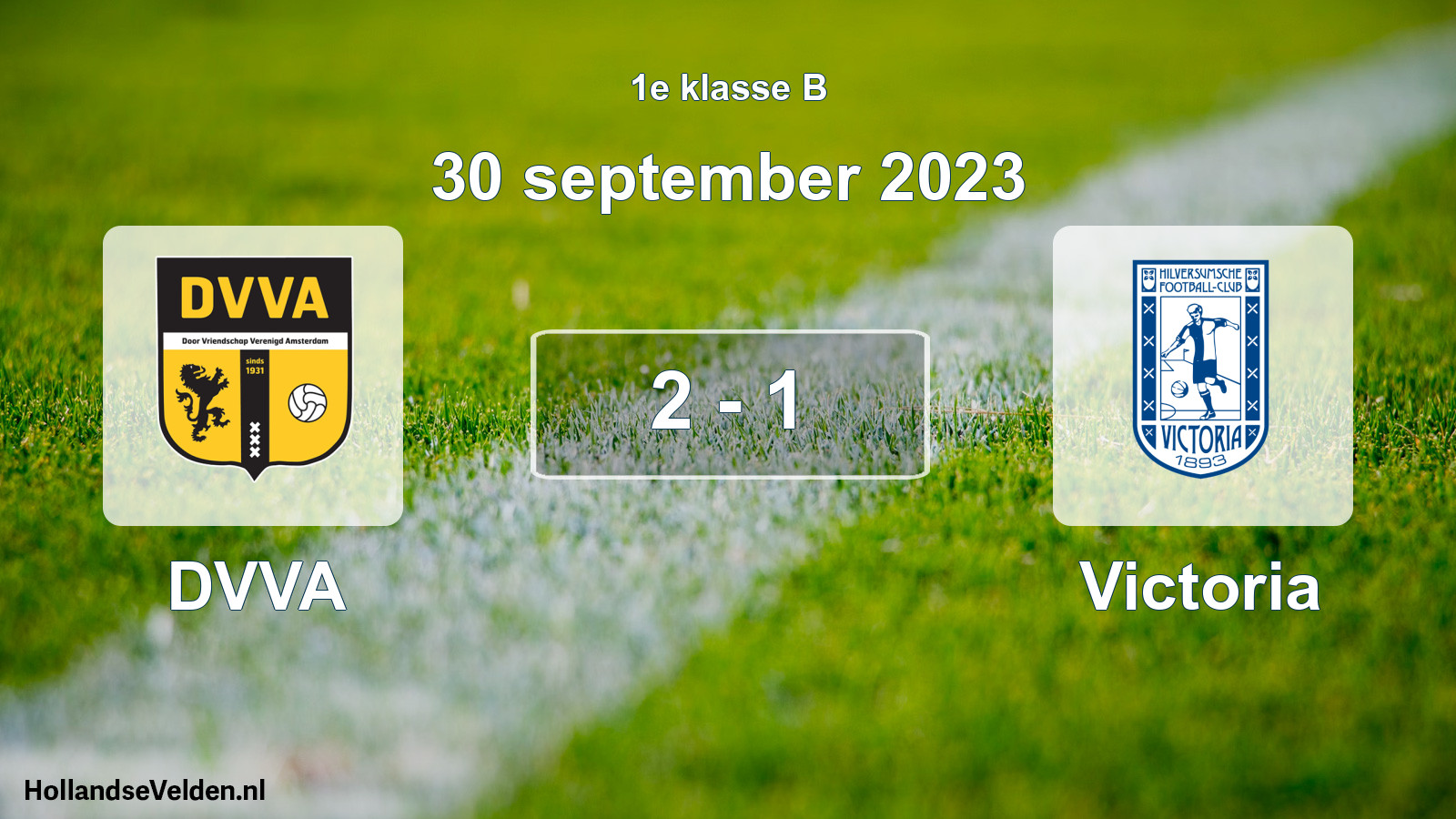 Total number of matches played: DVVA - Victoria 2 - 1 (30 September 2023)