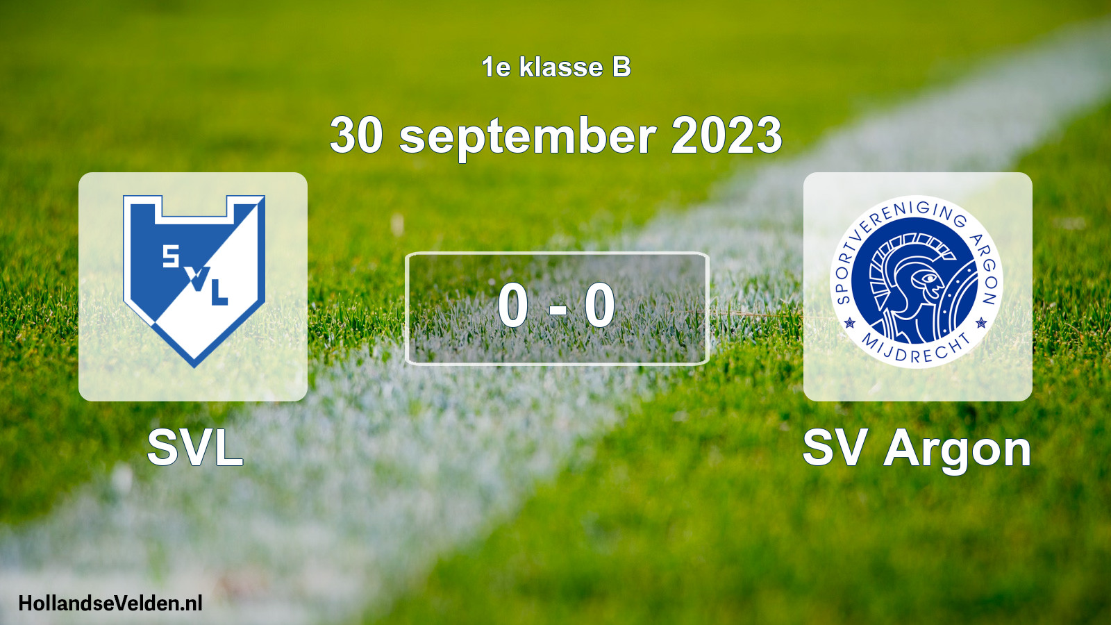 Total number of matches played: SVL - SV Argon 0 - 0 (30 September 2023)