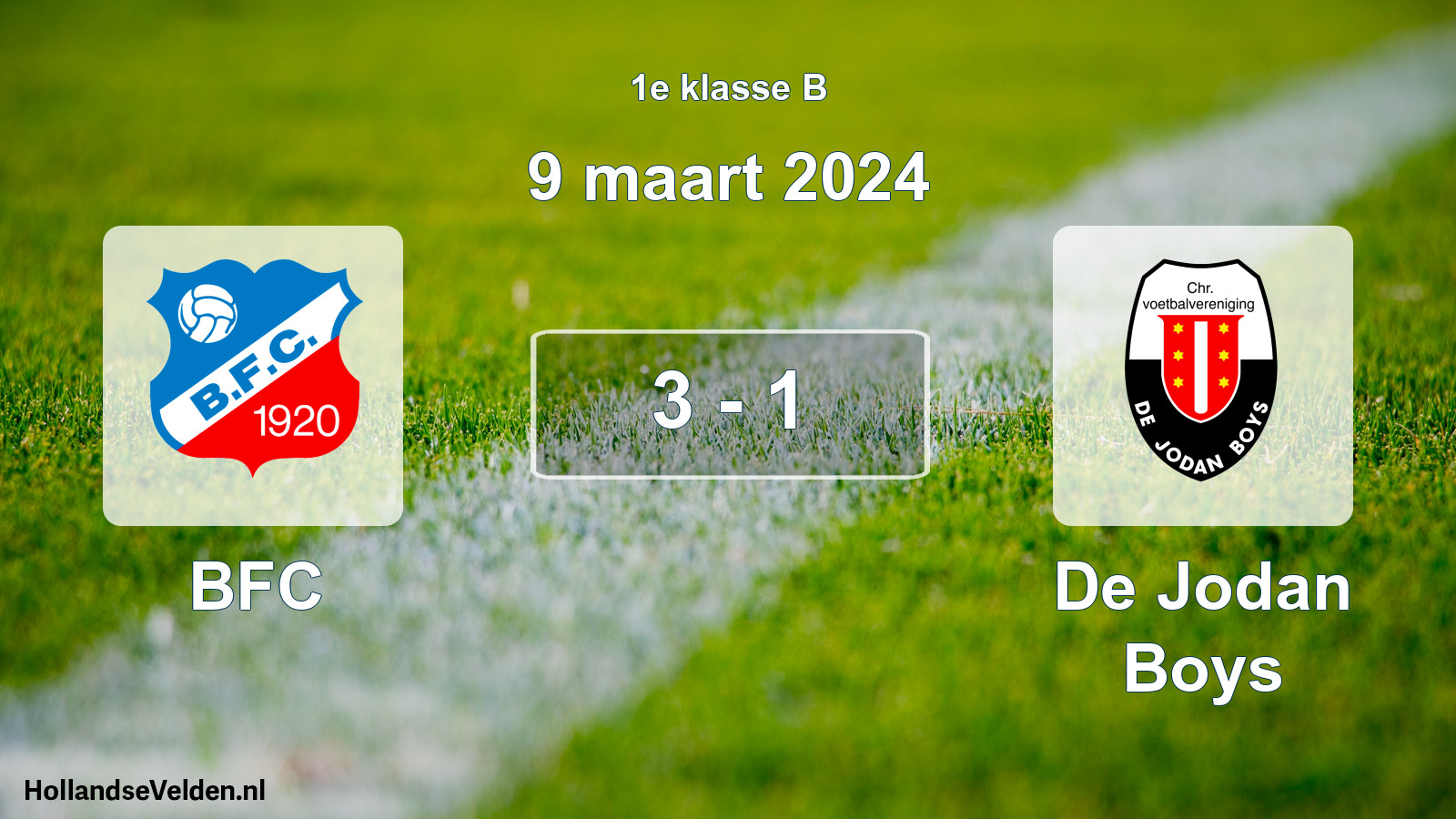 Total number of matches played: BFC - De Jodan Boys 3 - 1 (9 March 2024)