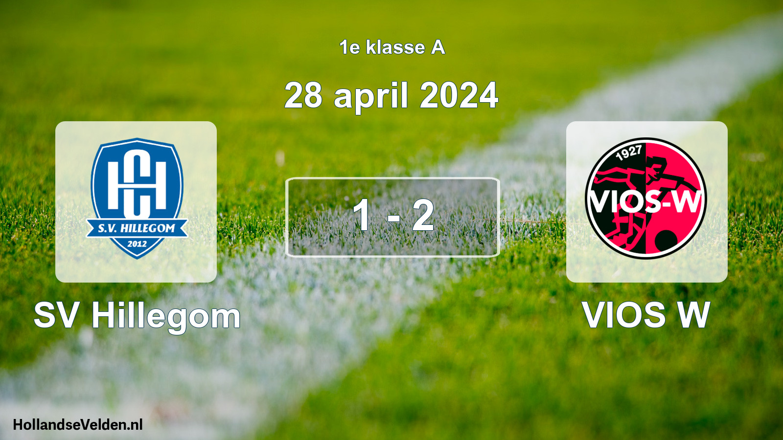 Total number of matches played: SV Hillegom - VIOS W 1 - 2 (28 April 2024)