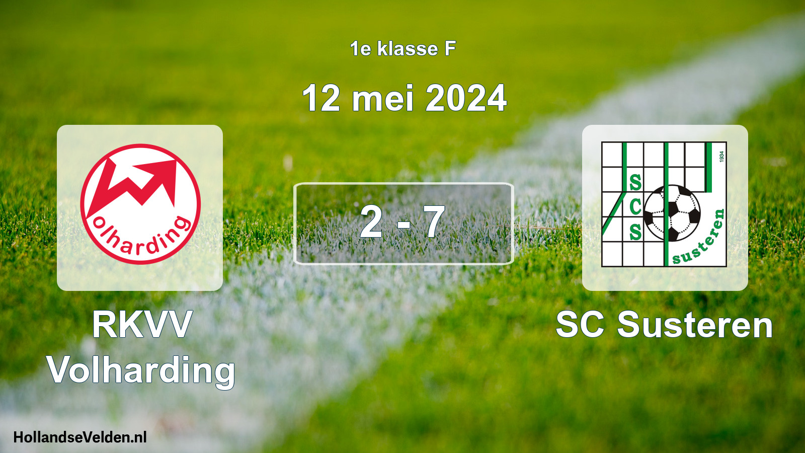Total number of matches played: RKVV Volharding - SC Susteren 2 - 7 (12 May 2024)