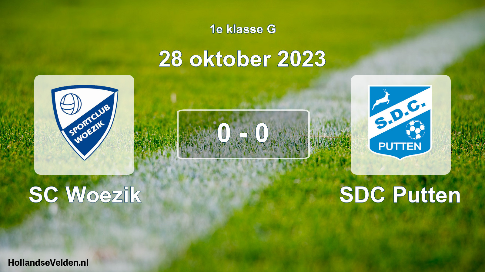 Total number of matches played: SC Woezik - SDC Putten 0 - 0 (28 October 2023)