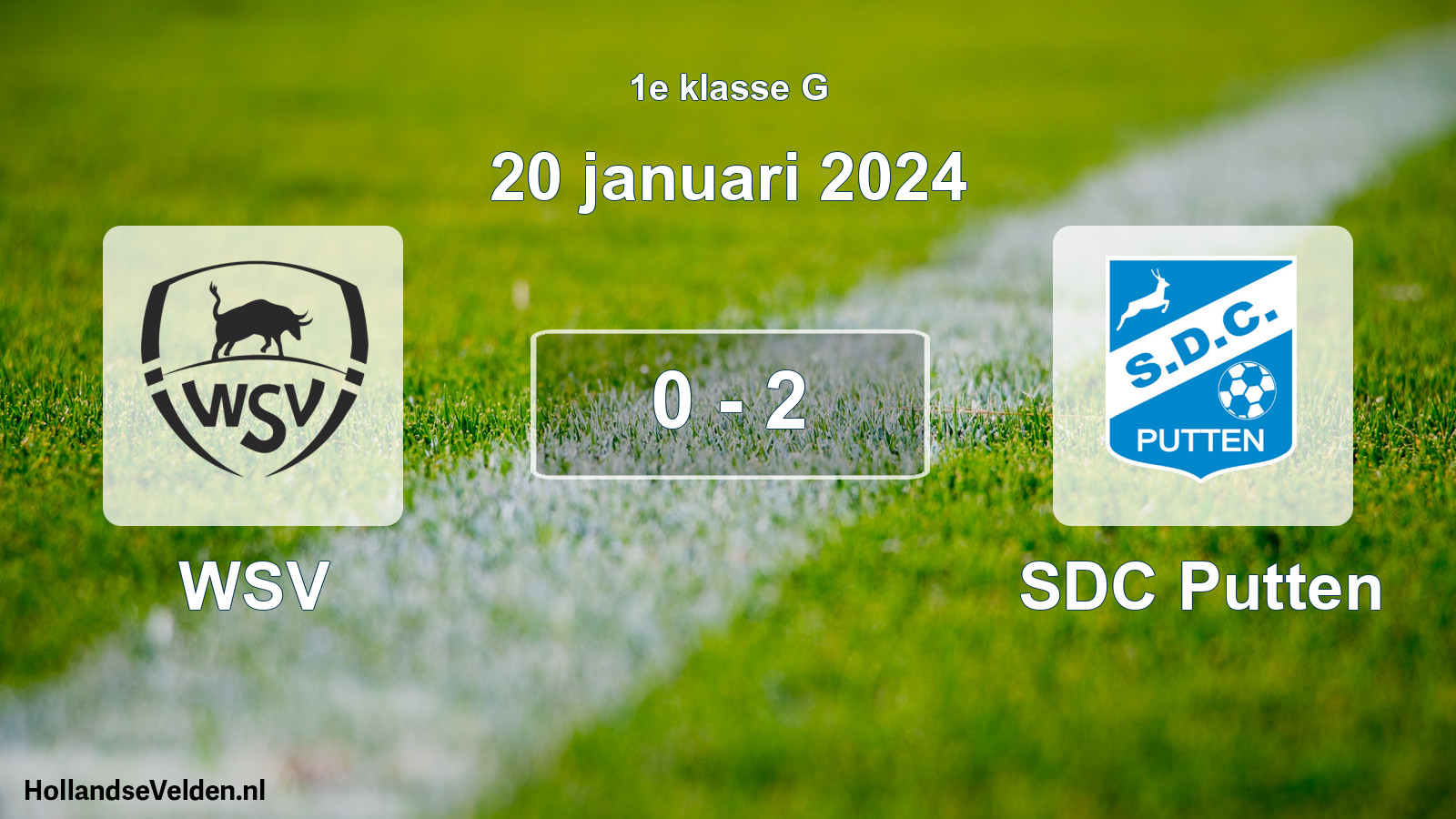 Total number of matches played: WSV - SDC Putten 0 - 2 (20 January 2024)