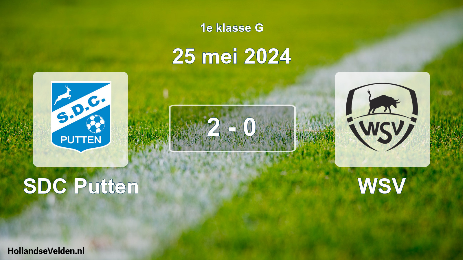 Total number of matches played: SDC Putten - WSV 2 - 0 (25 May 2024)