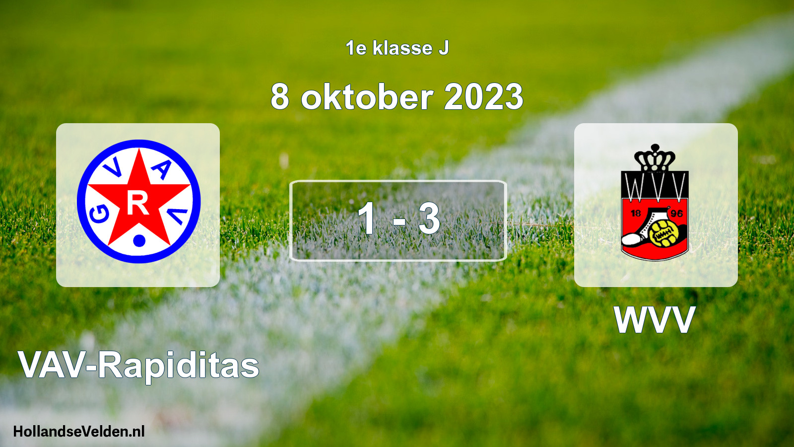 Total number of matches played: GVAV-Rapiditas - WVV 1 - 3 (8 October 2023)