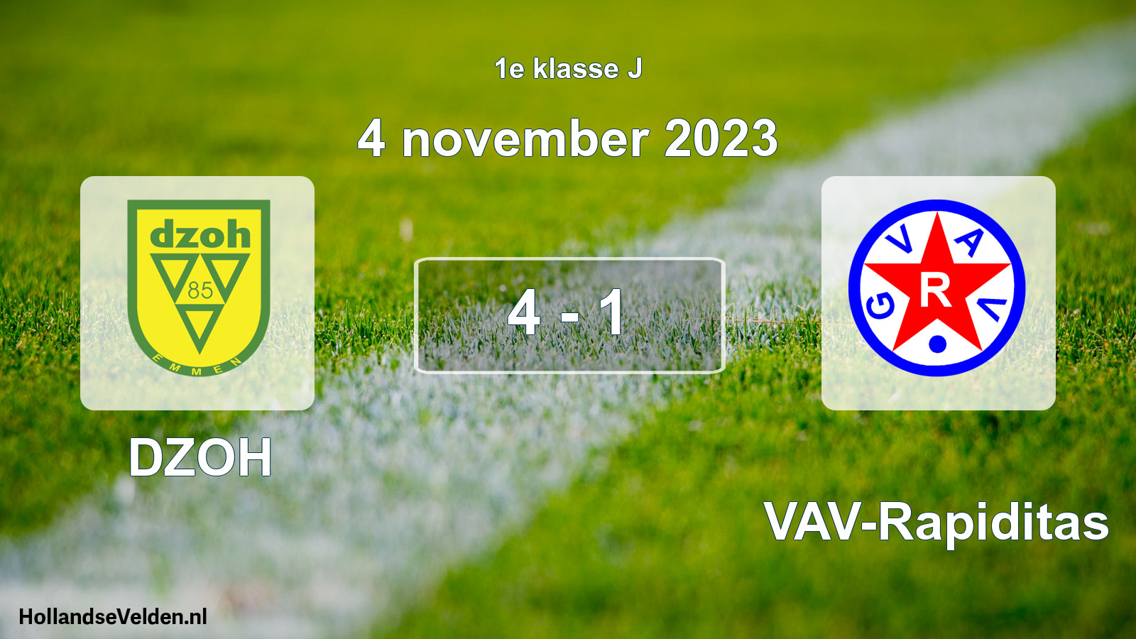 Total number of matches played: DZOH - GVAV-Rapiditas 4 - 1 (4 November 2023)