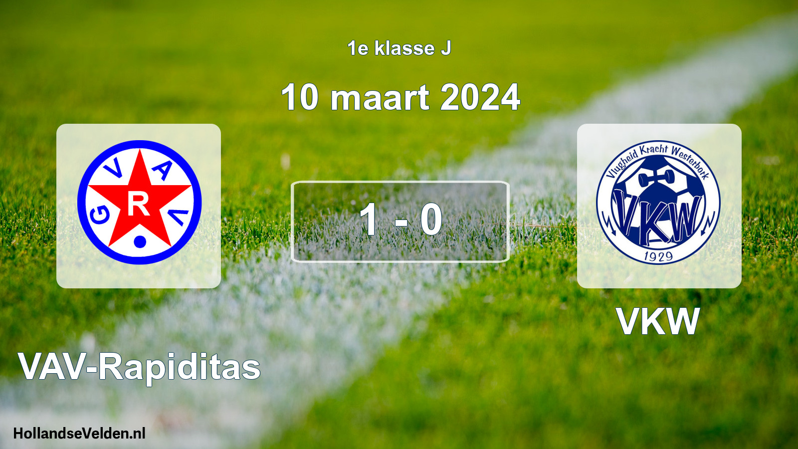 Total number of matches played: GVAV-Rapiditas - VKW 1 - 0 (10 March 2024)