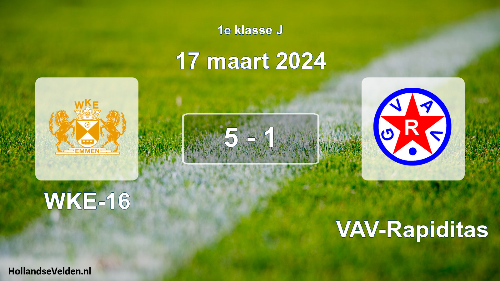 Total number of matches played: WKE-16 - GVAV-Rapiditas 5 - 1 (17 March 2024)
