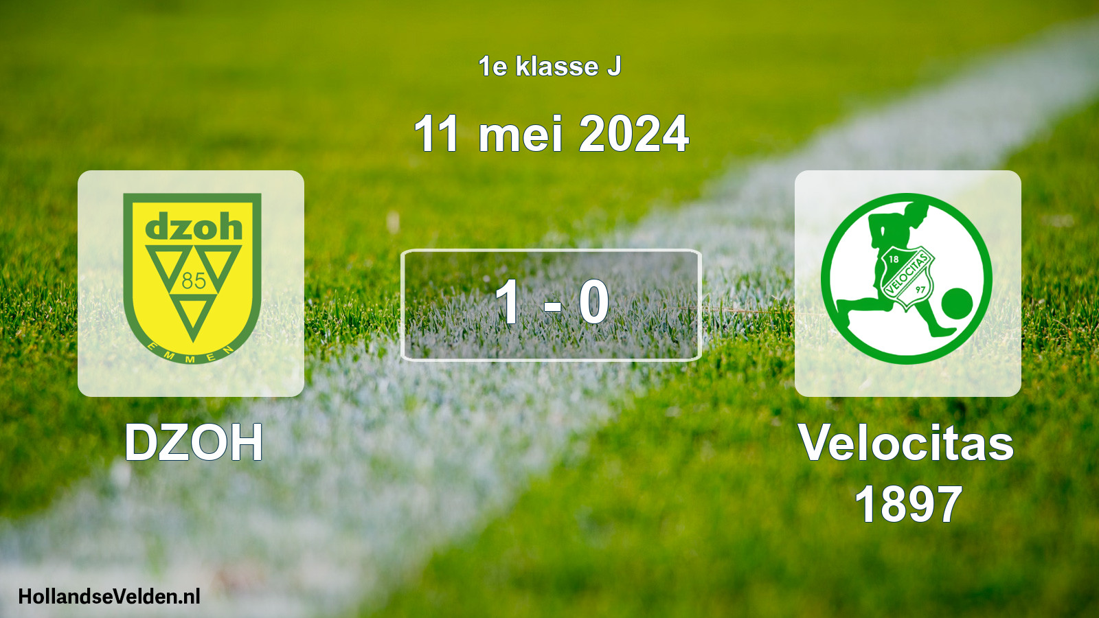 Total number of matches played: DZOH - Velocitas 1897 1 - 0 (11 May 2024)
