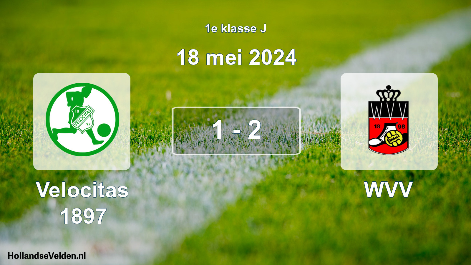 Total number of matches played: Velocitas 1897 - WVV 1 - 2 (18 May 2024)