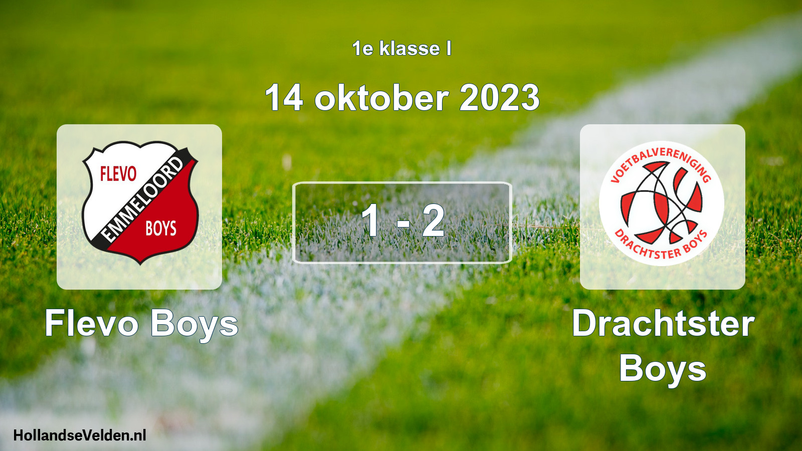 Total number of matches played: Flevo Boys - Drachtster Boys 1 - 2 (14 October 2023)