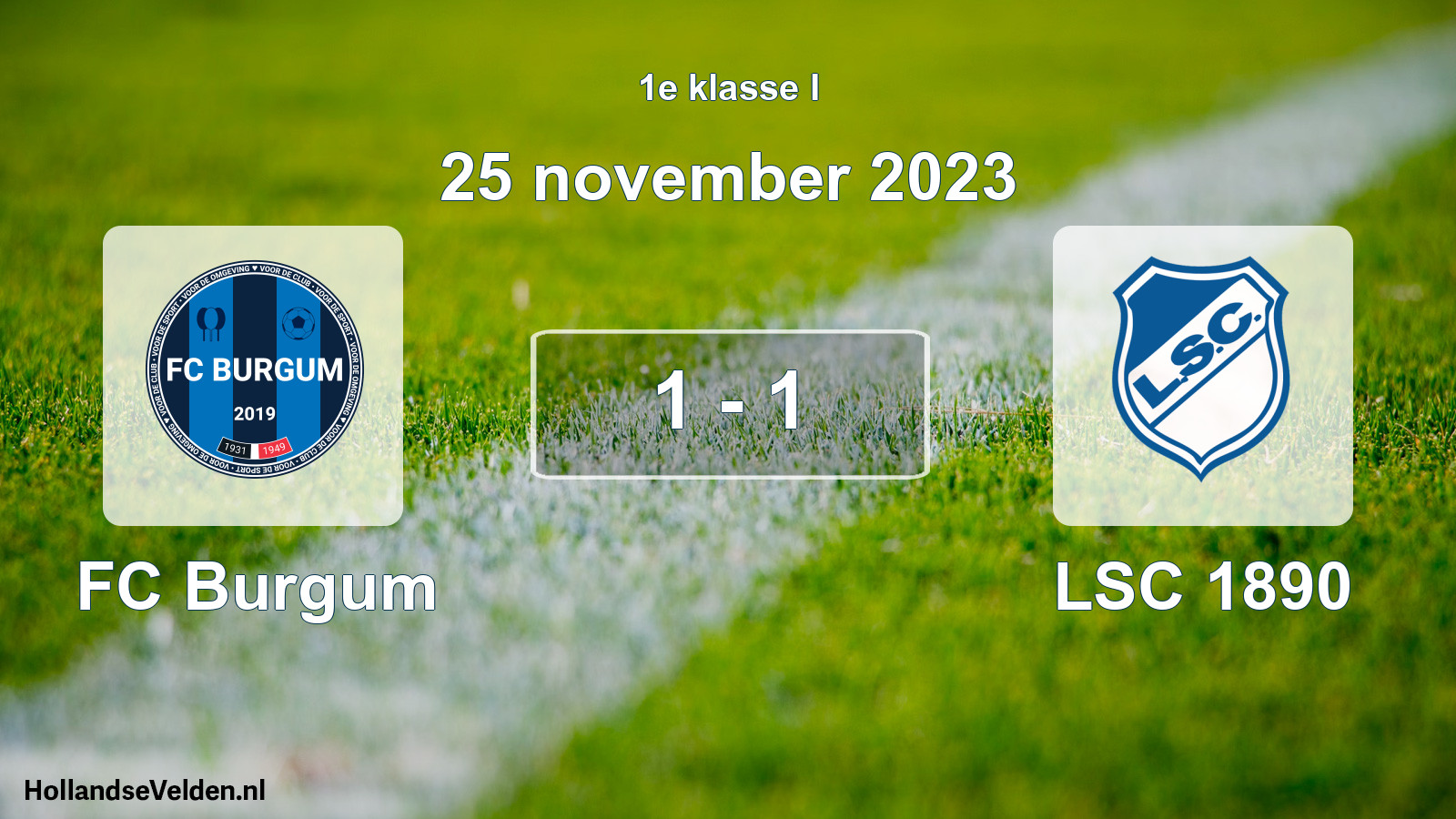 Total number of matches played: FC Burgum - LSC 1890 1 - 1 (25 November 2023)