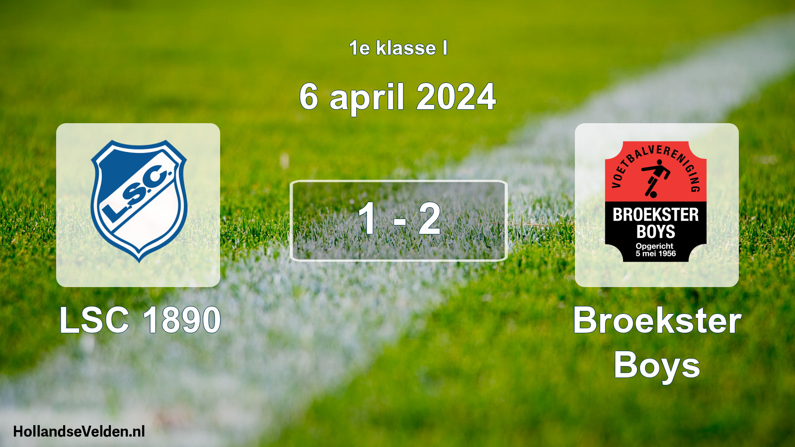 Total number of matches played: LSC 1890 - Broekster Boys 1 - 2 (6 April 2024)