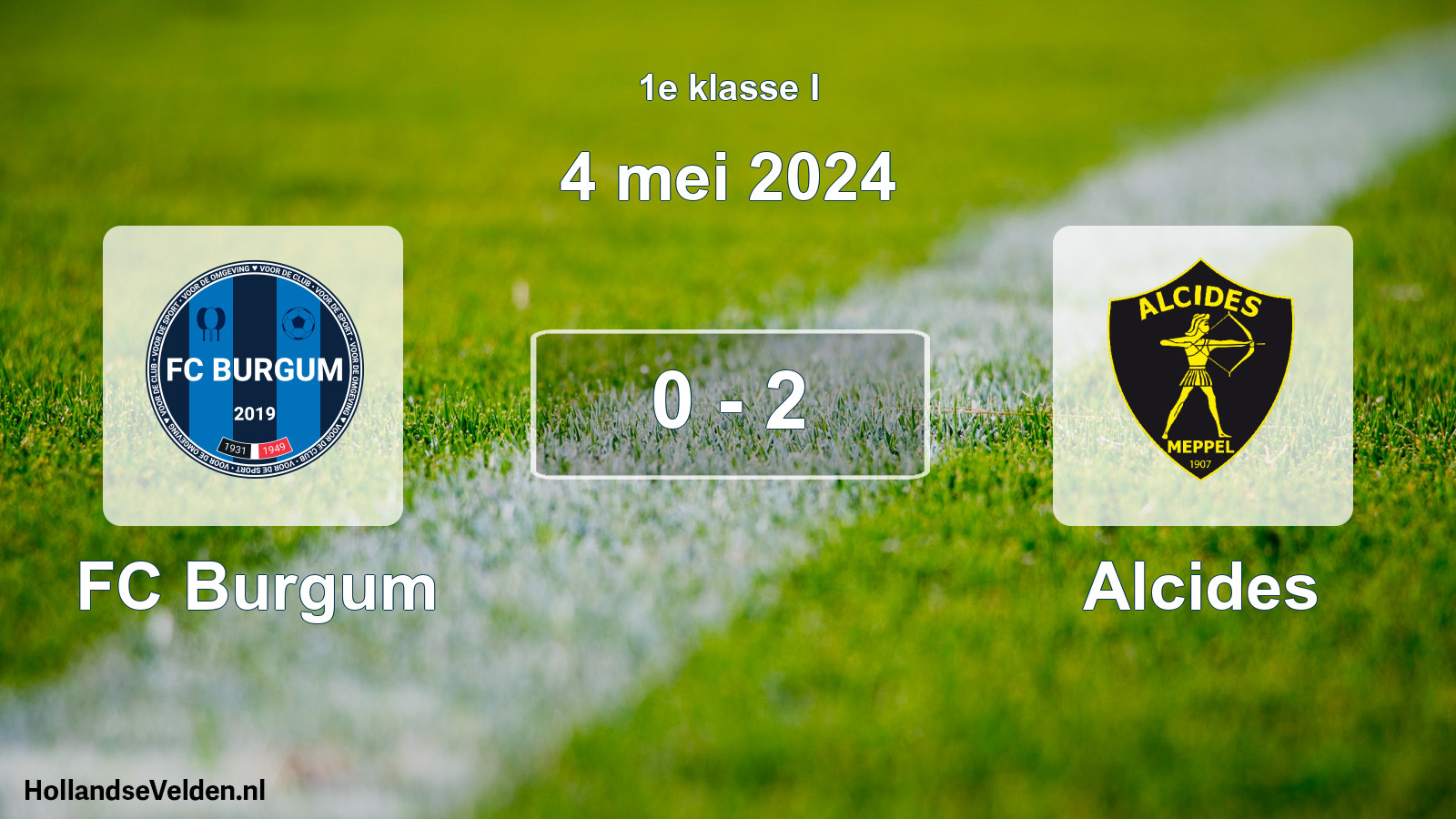 Total number of matches played: FC Burgum - Alcides 0 - 2 (4 May 2024)