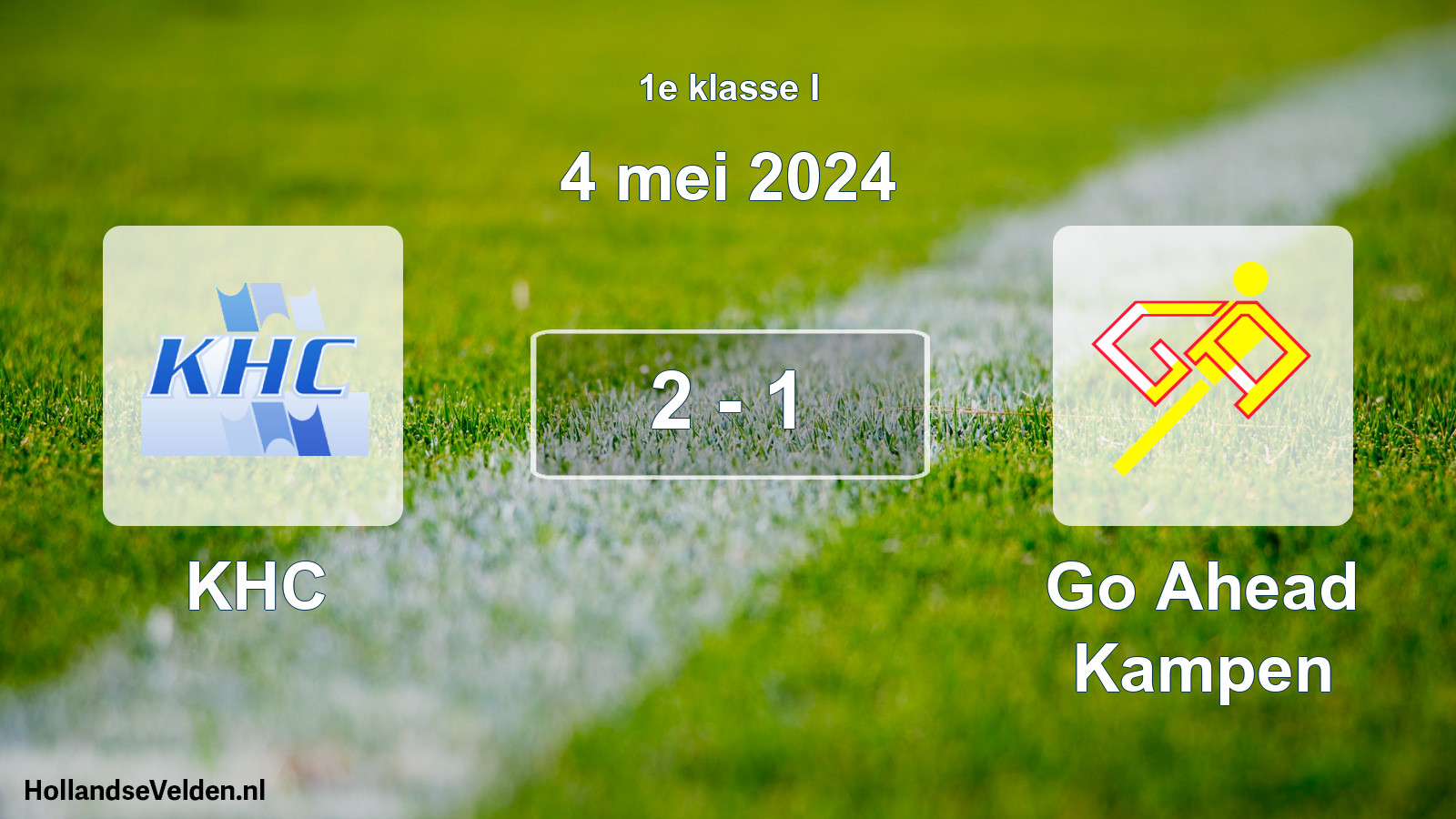 Total number of matches played: KHC - Go Ahead Kampen 2 - 1 (4 May 2024)