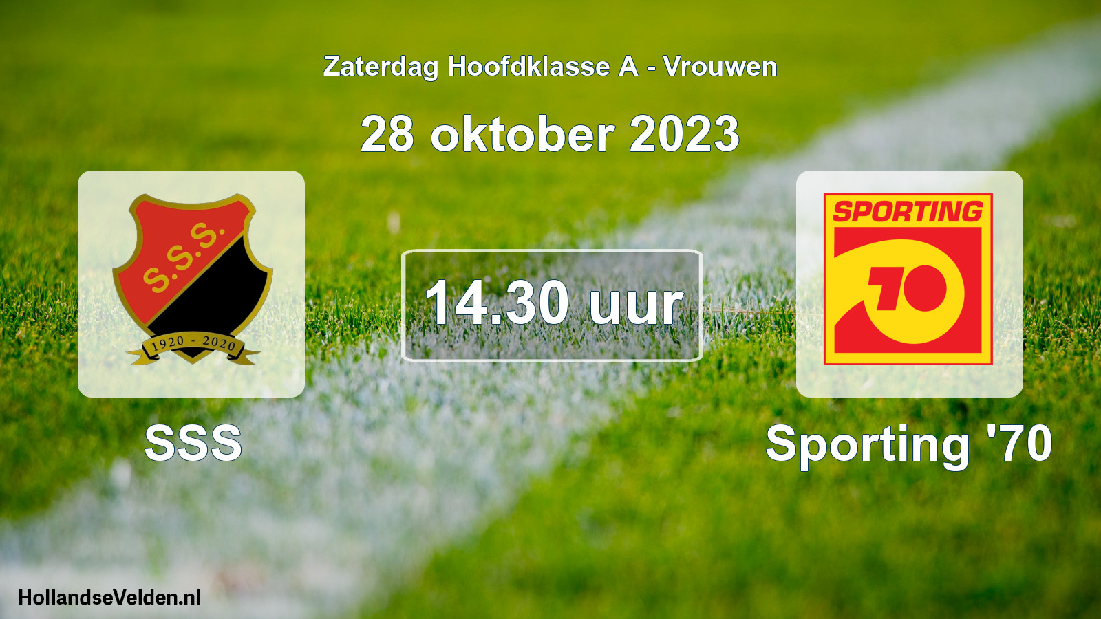 Scheduled Match: SSS - Sporting '70 (28 October 2023)
