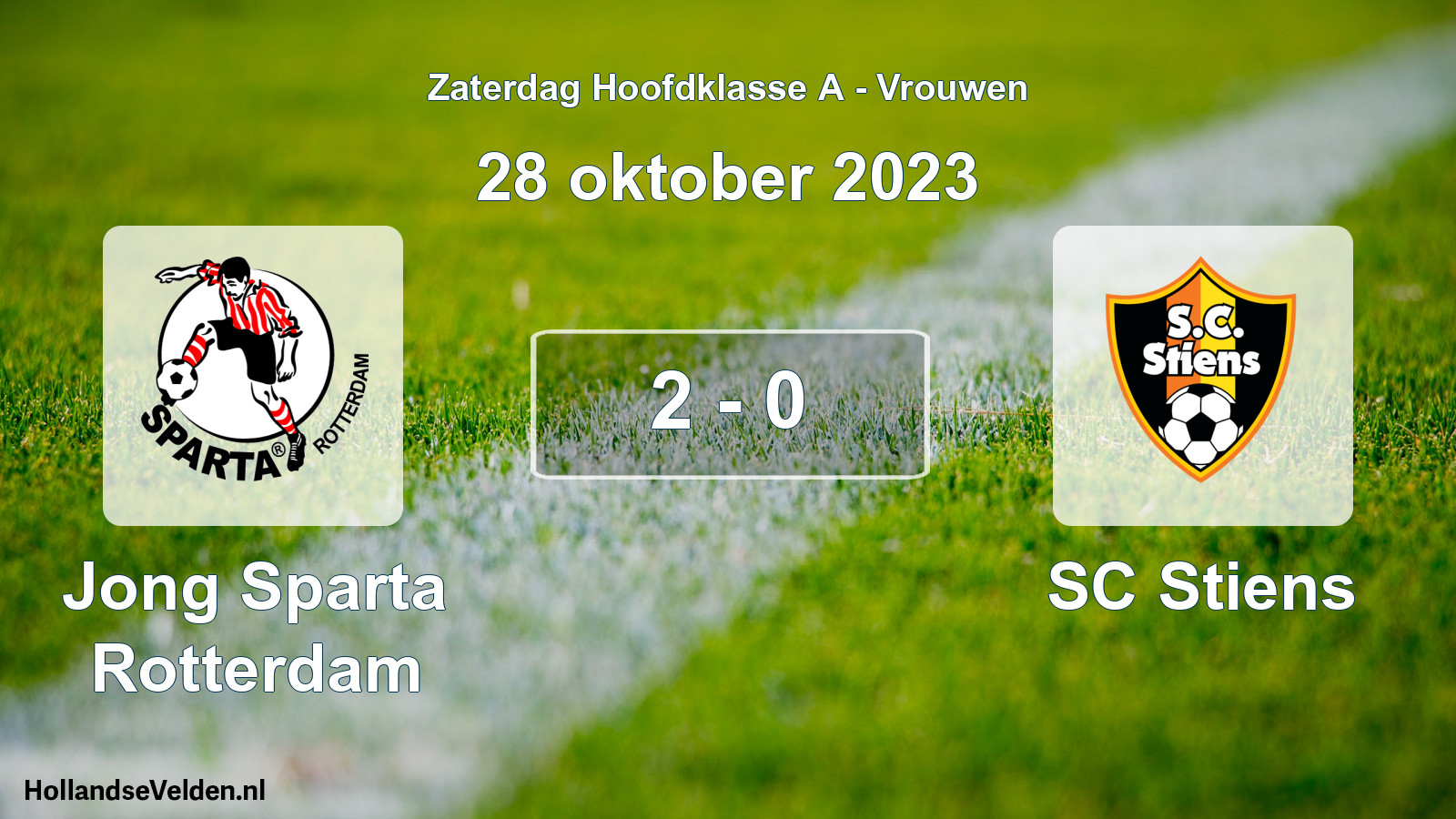 Total number of matches played: Jong Sparta Rotterdam - SC Stiens 2 - 0 (28 October 2023)