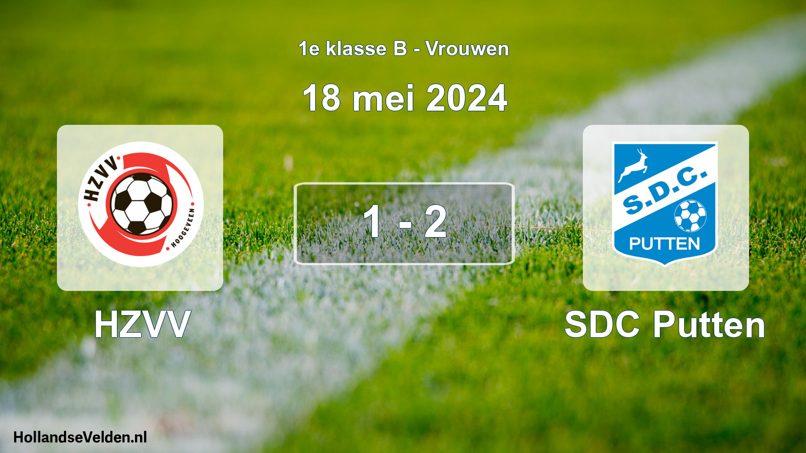 Total number of matches played: HZVV - SDC Putten 1 - 2 (18 May 2024)