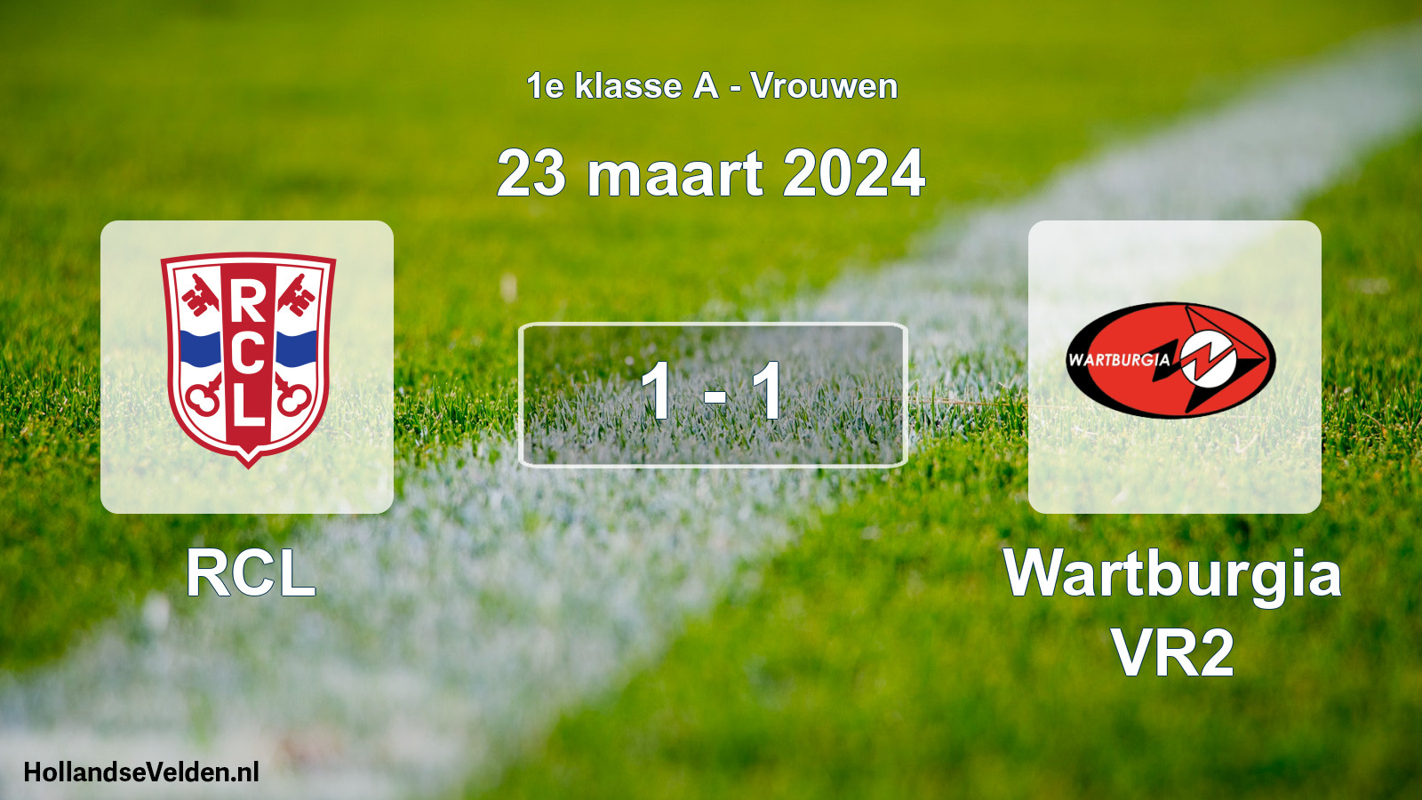 Total number of matches played: RCL - Wartburgia VR2 1 - 1 (23 March 2024)