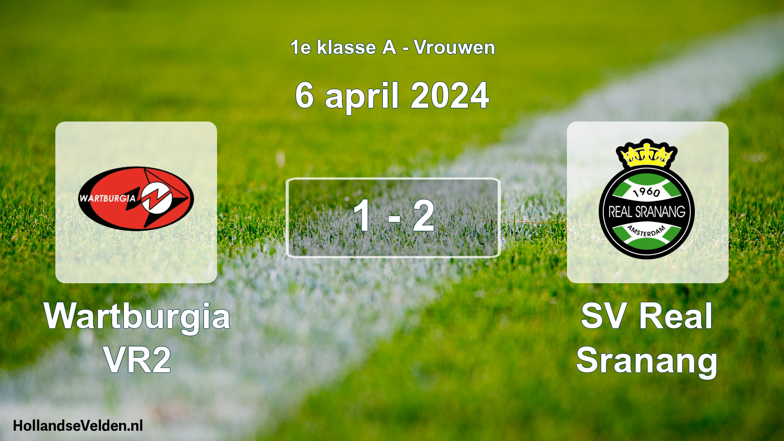Total number of matches played: Wartburgia VR2 - SV Real Sranang 1 - 2 (6 April 2024)