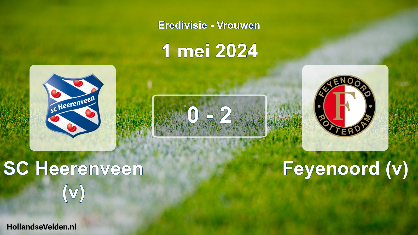 Total number of matches played: SC Heerenveen (v) - Feyenoord (v) 0 - 2 (1 May 2024)