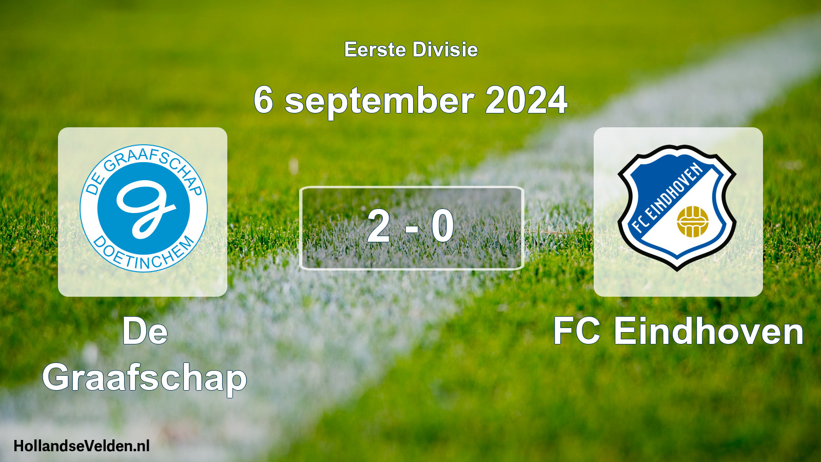 Total number of matches played: De Graafschap - FC Eindhoven 2 - 0 (6 September 2024)