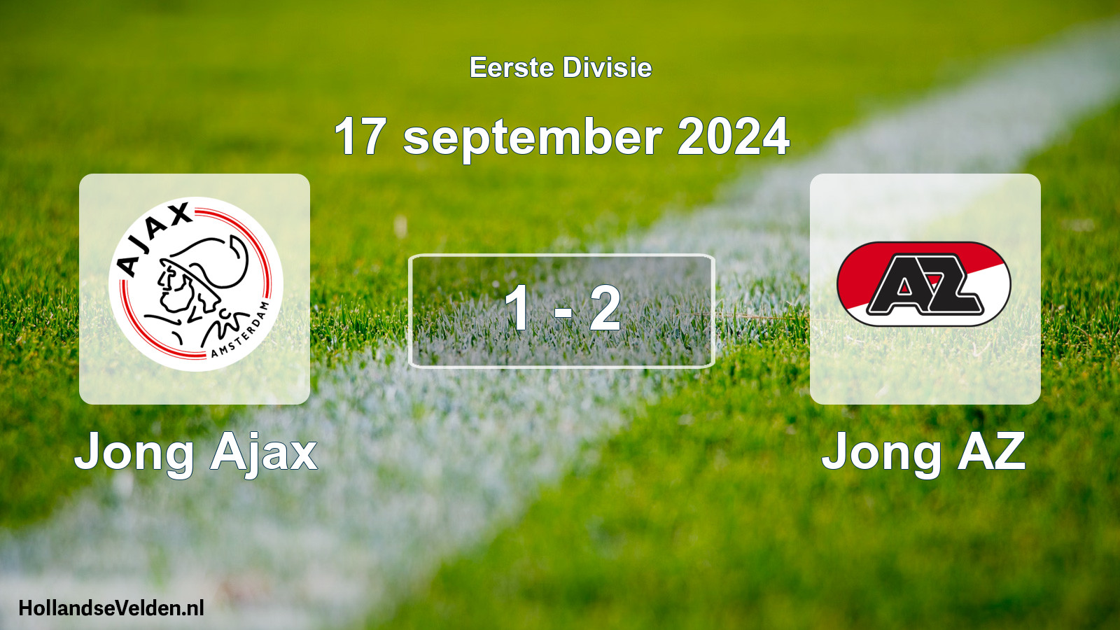 Total number of matches played: Jong Ajax - Jong AZ 1 - 2 (17 September 2024)