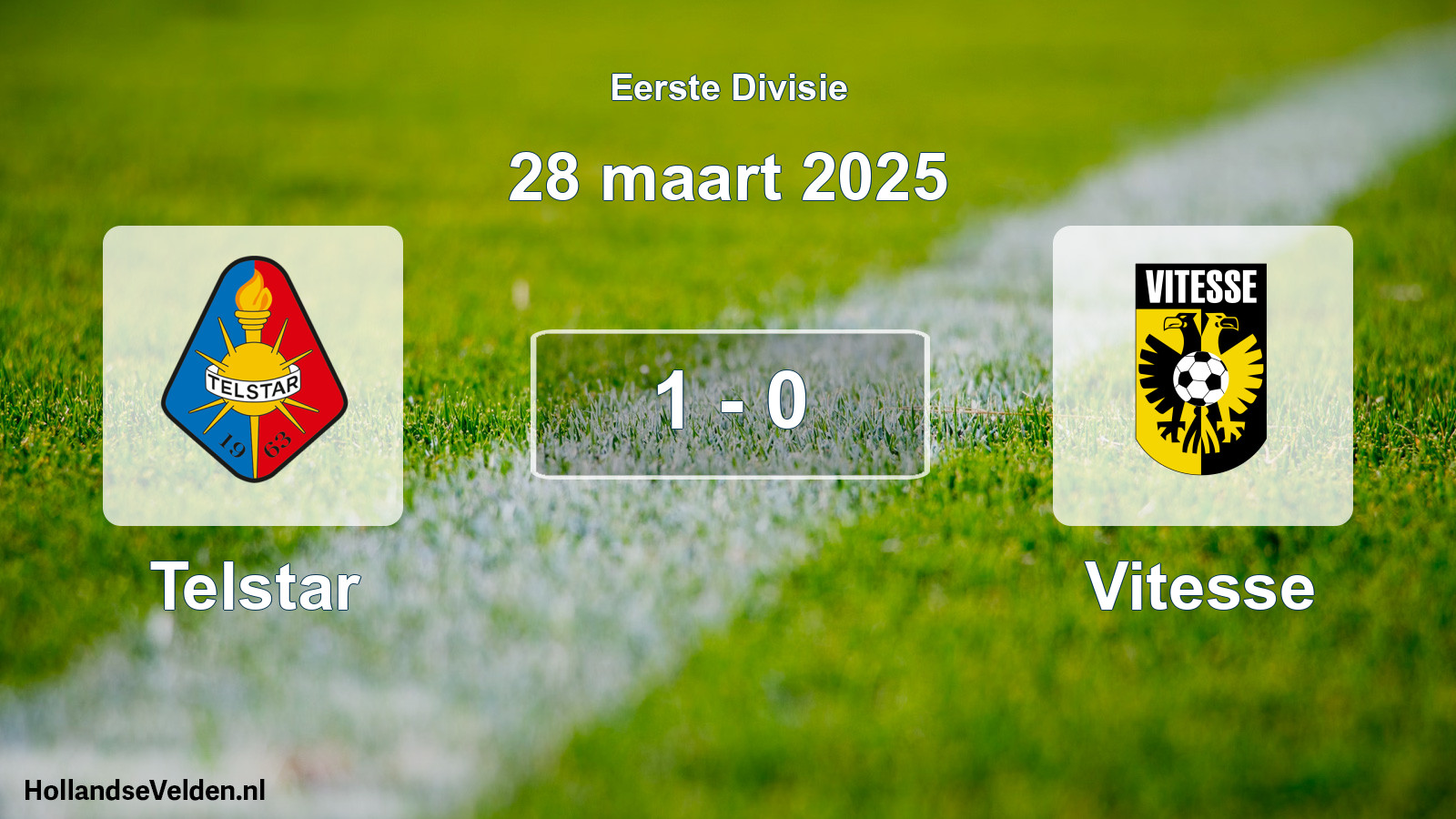 Total number of matches played: Telstar - Vitesse 1 - 0 (28 March 2025)