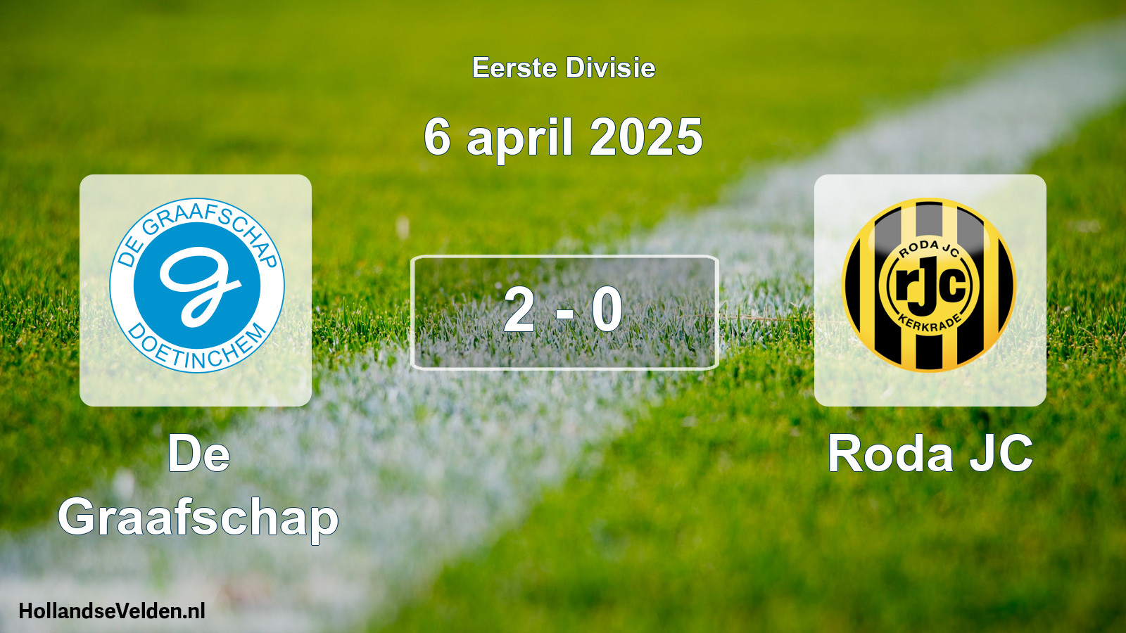 Total number of matches played: De Graafschap - Roda JC 2 - 0 (6 April 2025)