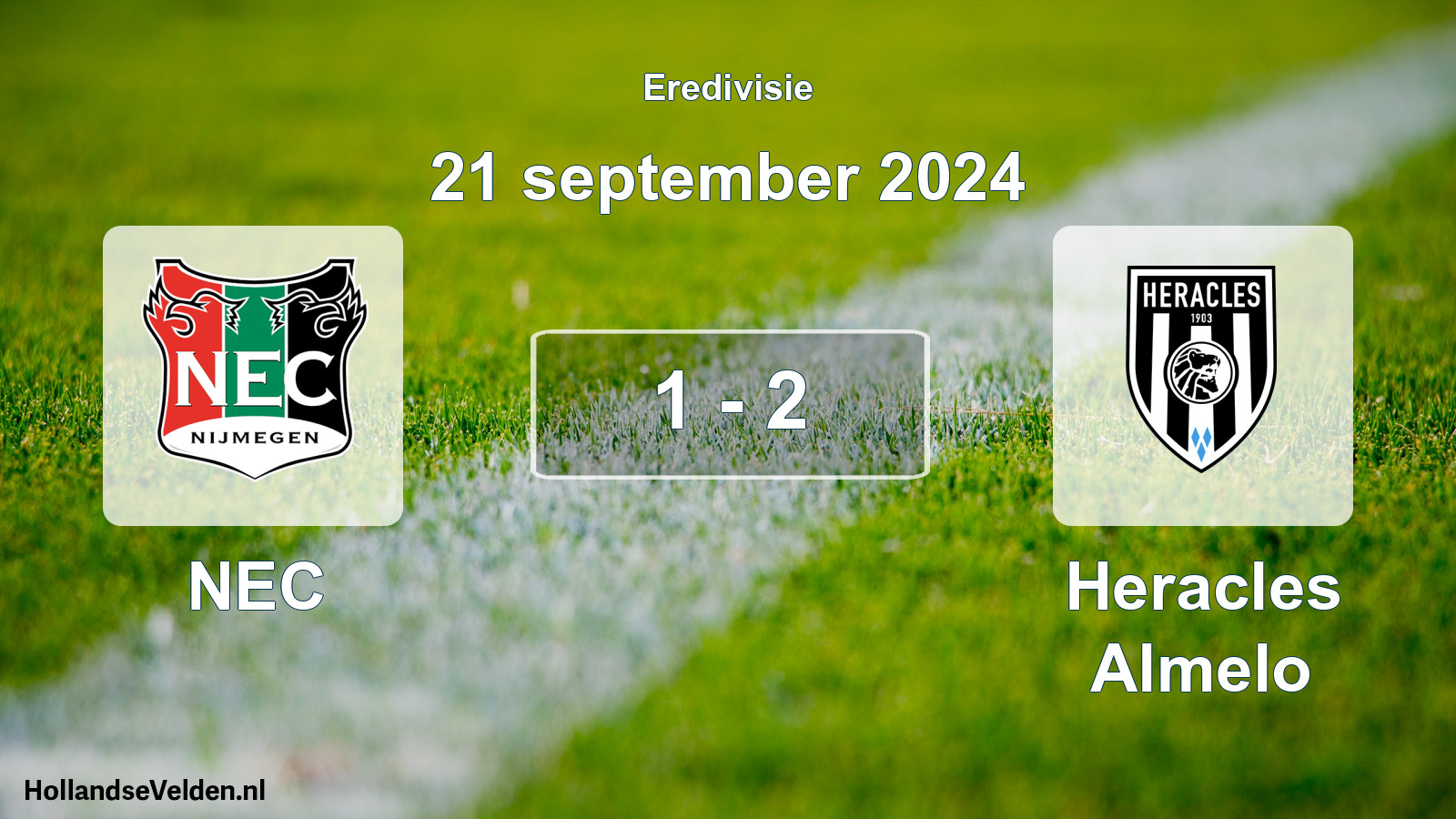 Total number of matches played: NEC - Heracles Almelo 1 - 2 (21 September 2024)