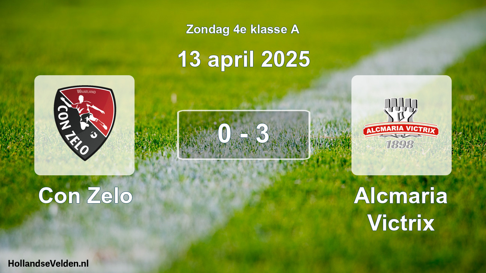 Total number of matches played: Con Zelo - Alcmaria Victrix 0 - 3 (13 April 2025)