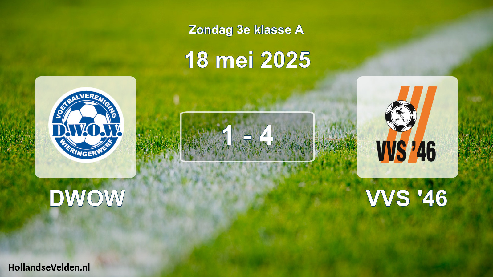 Total number of matches played: DWOW - VVS '46 1 - 4 (18 May 2025)
