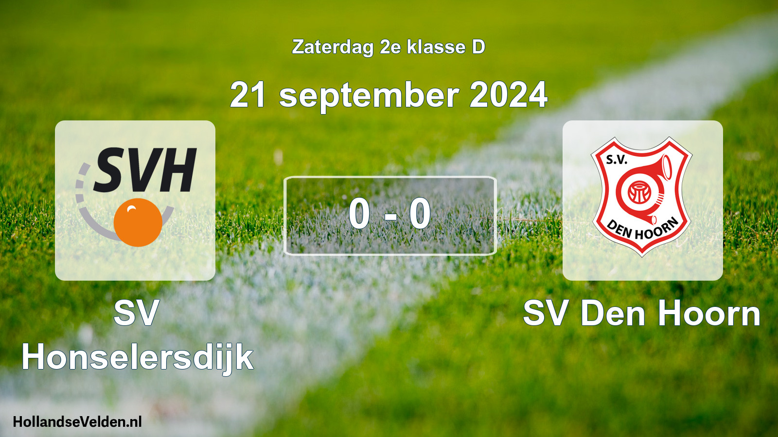 Total number of matches played: SV Honselersdijk - SV Den Hoorn 0 - 0 (21 September 2024)