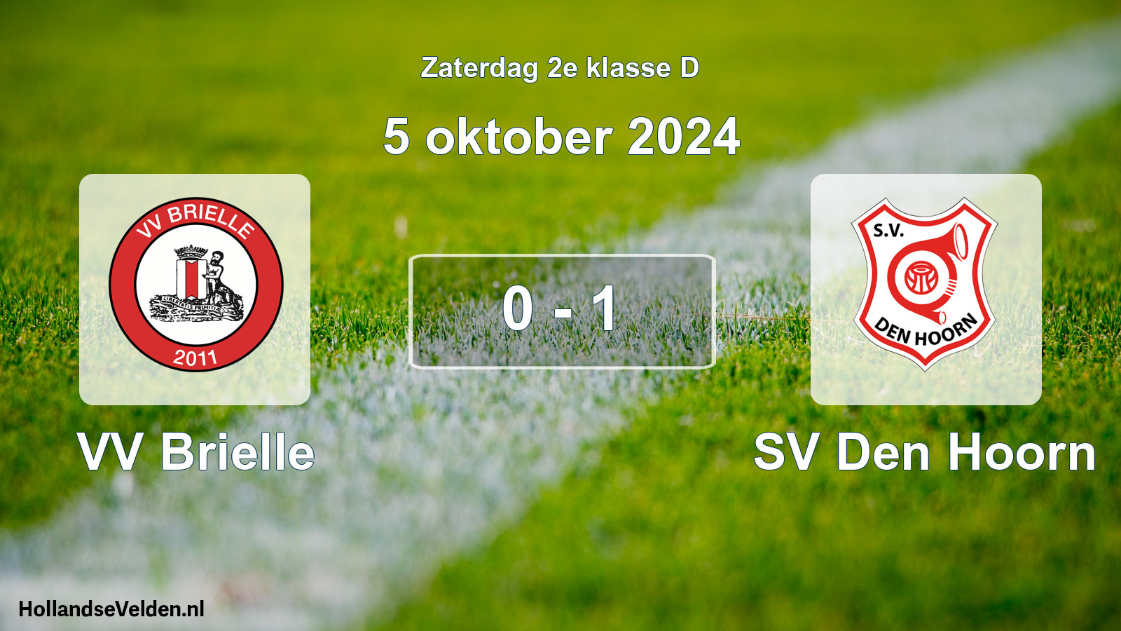Total number of matches played: VV Brielle - SV Den Hoorn 0 - 1 (5 October 2024)