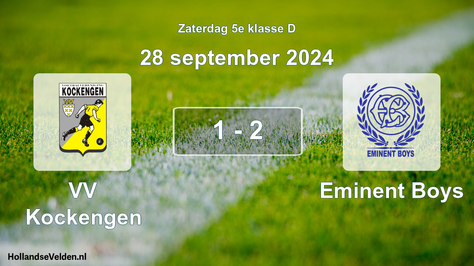 Total number of matches played: VV Kockengen - Eminent Boys 1 - 2 (28 September 2024)