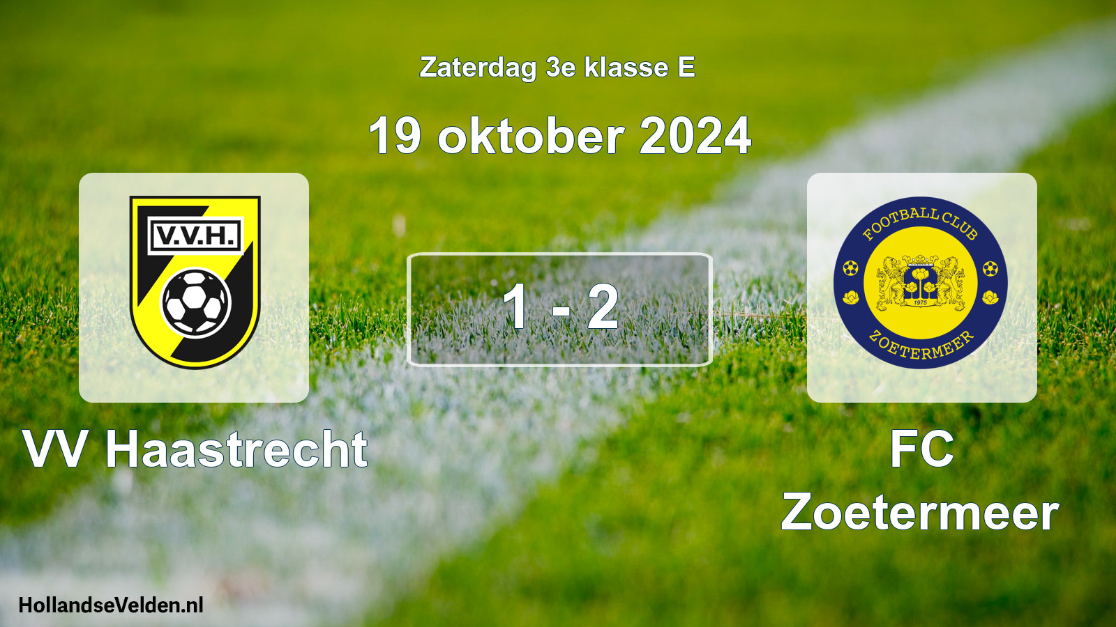 Total number of matches played: VV Haastrecht - FC Zoetermeer 1 - 2 (19 October 2024)