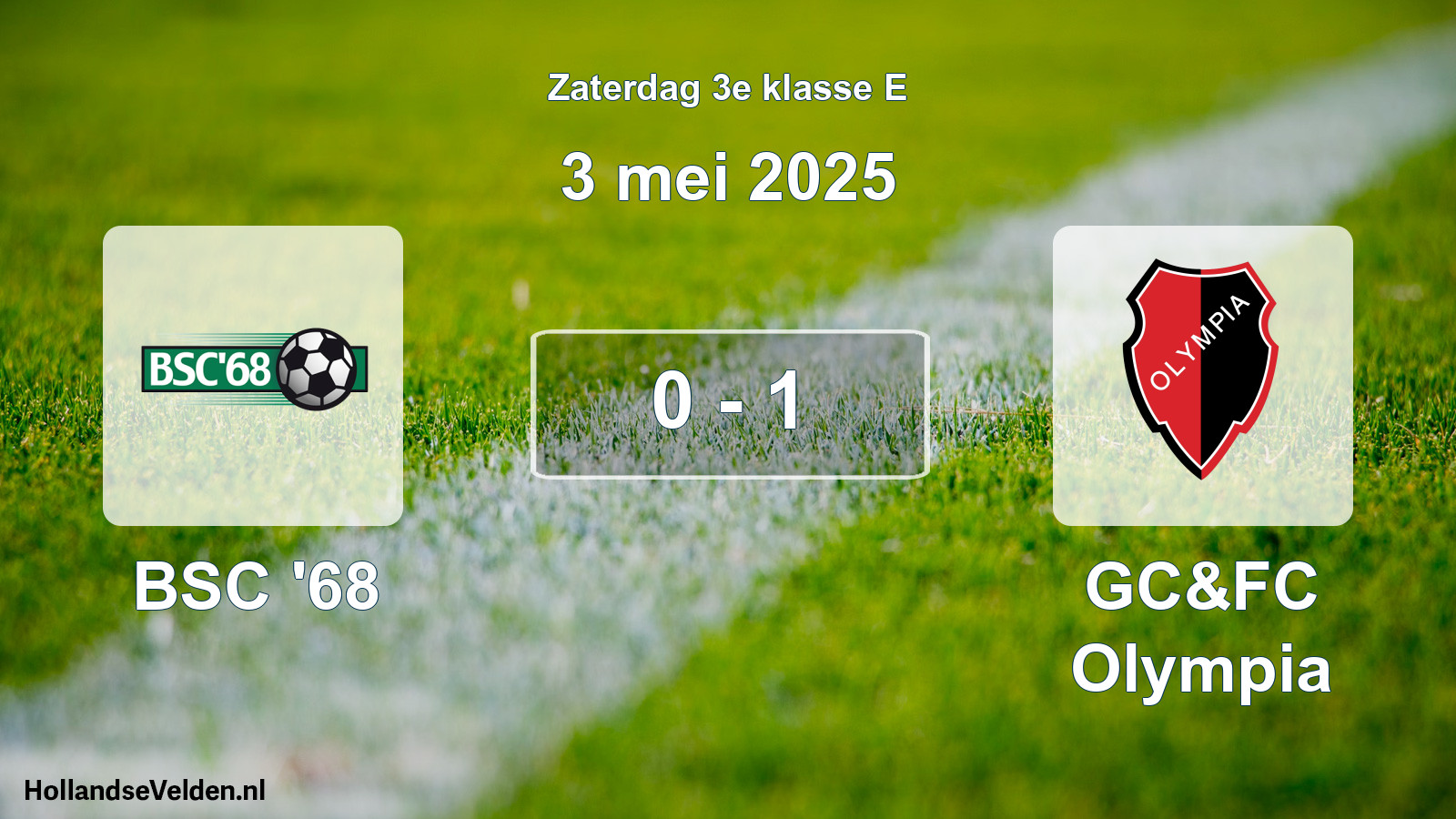 Total number of matches played: BSC '68 - GC&FC Olympia 0 - 1 (3 May 2025)