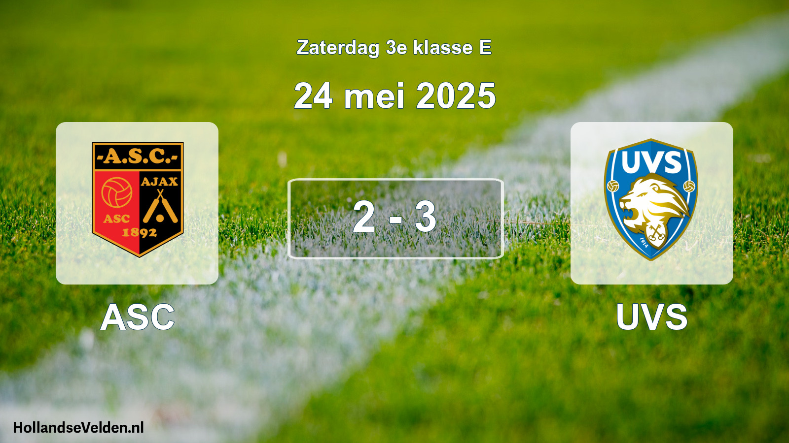 Total number of matches played: ASC - UVS 2 - 3 (24 May 2025)