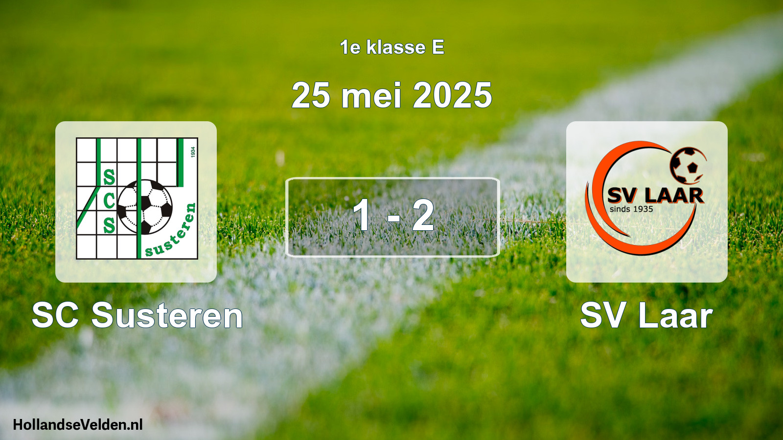Total number of matches played: SC Susteren - SV Laar 1 - 2 (25 May 2025)