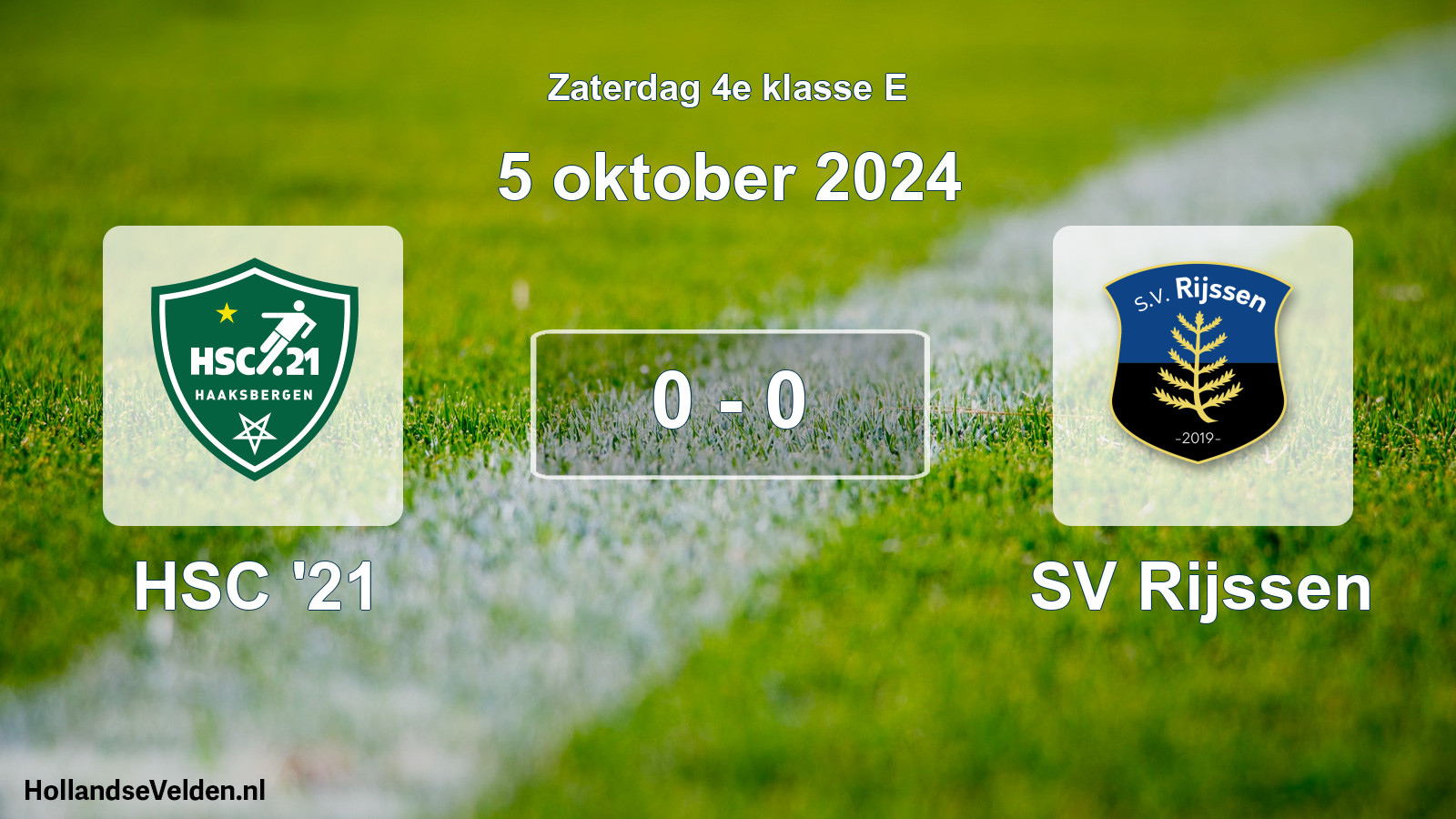 Total number of matches played: HSC '21 - SV Rijssen 0 - 0 (5 October 2024)