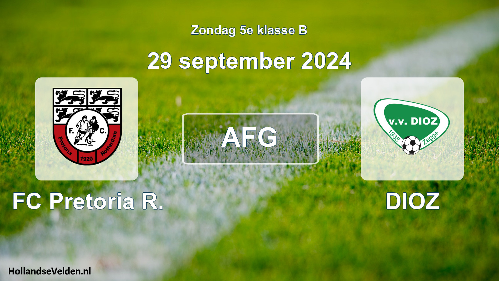 Scheduled Match: FC Pretoria R. - DIOZ (29 September 2024)