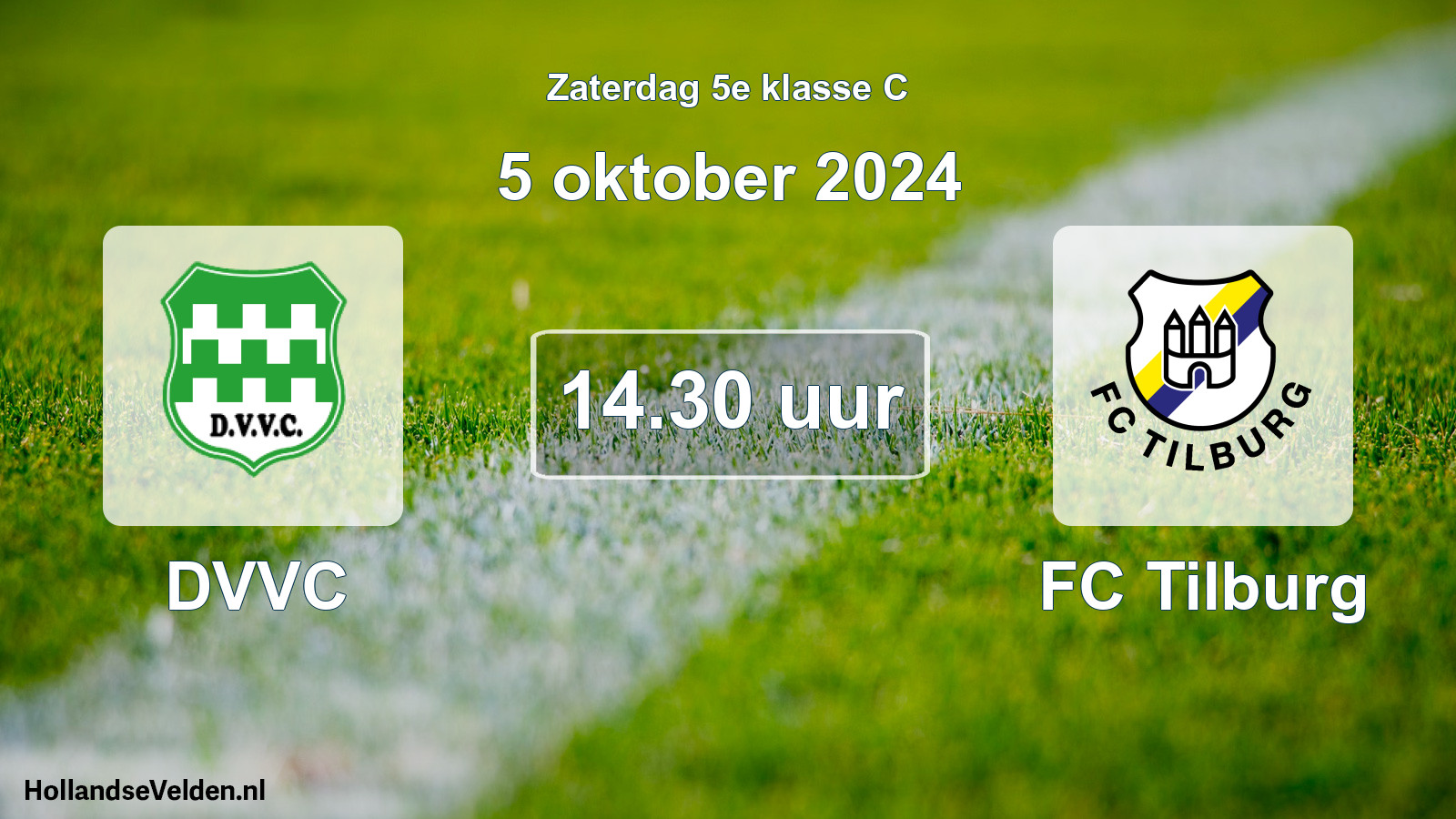 Scheduled Match: DVVC - FC Tilburg (5 October 2024)