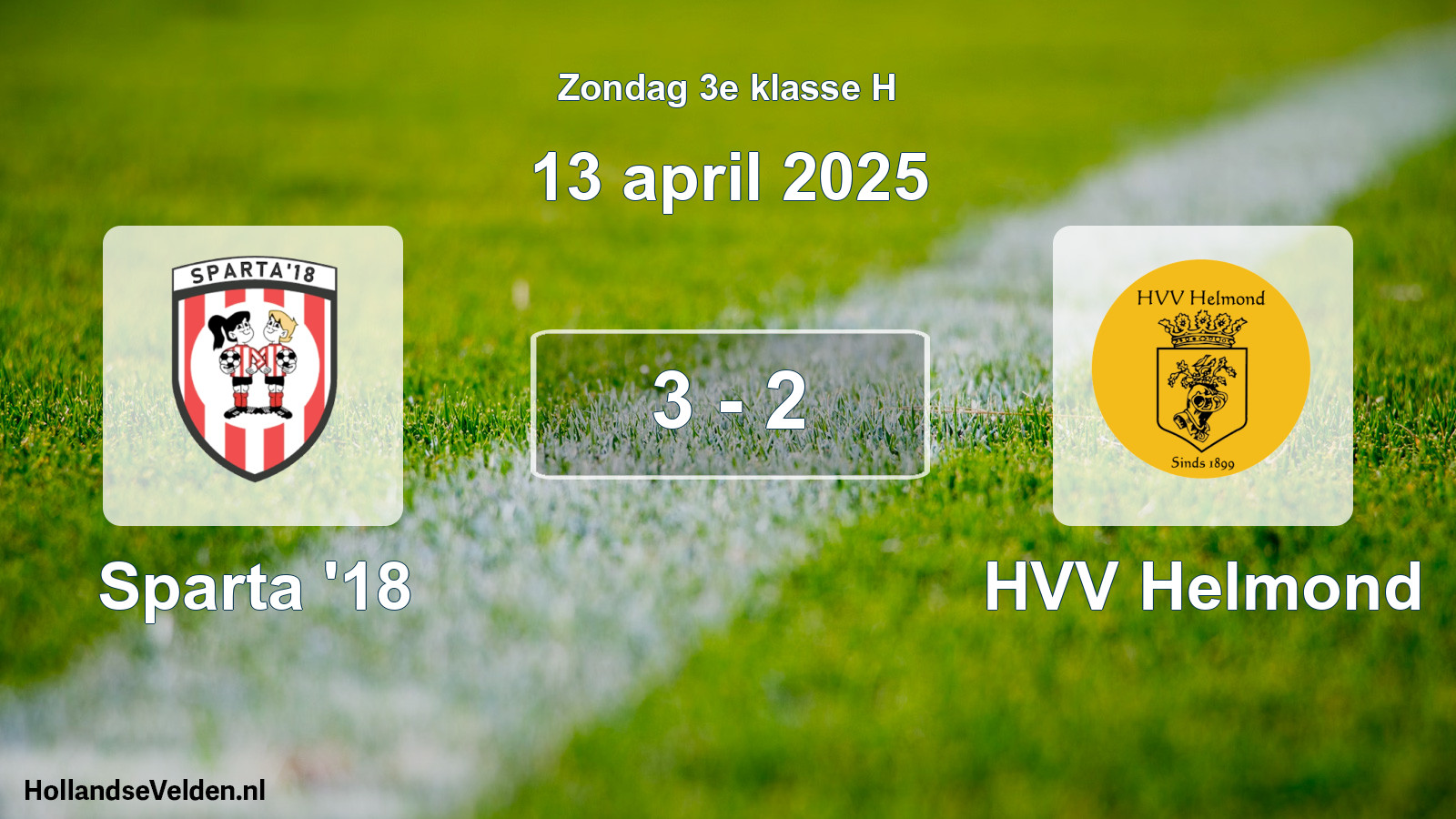 Total number of matches played: Sparta '18 - HVV Helmond 3 - 2 (13 April 2025)