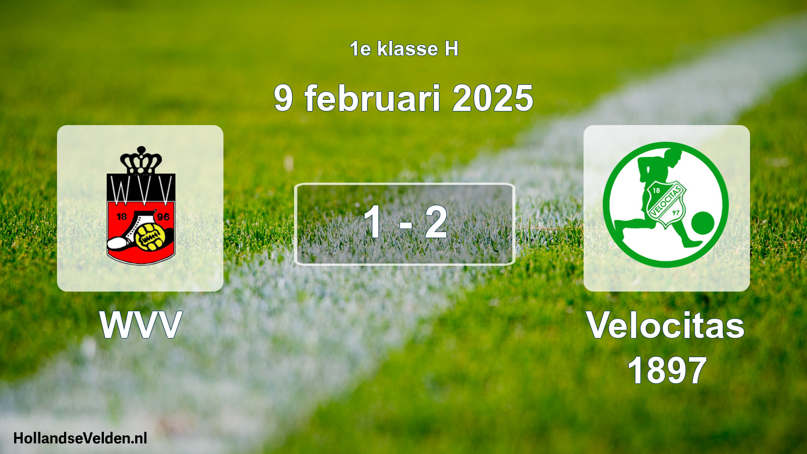 Total number of matches played: WVV - Velocitas 1897 1 - 2 (9 February 2025)