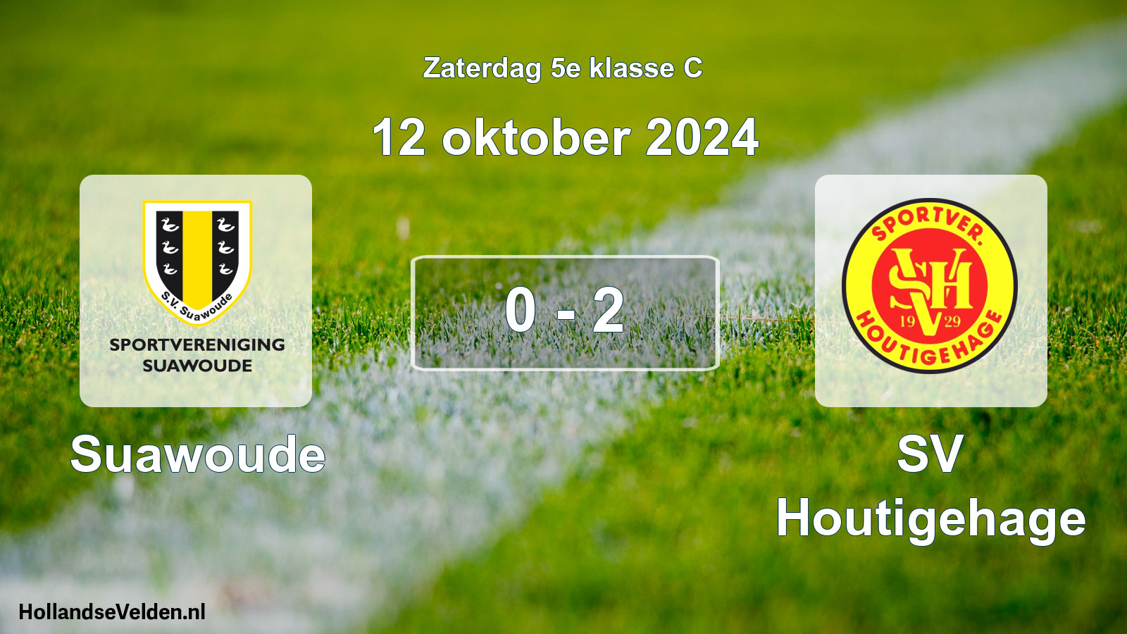 Total number of matches played: Suawoude - SV Houtigehage 0 - 2 (12 October 2024)