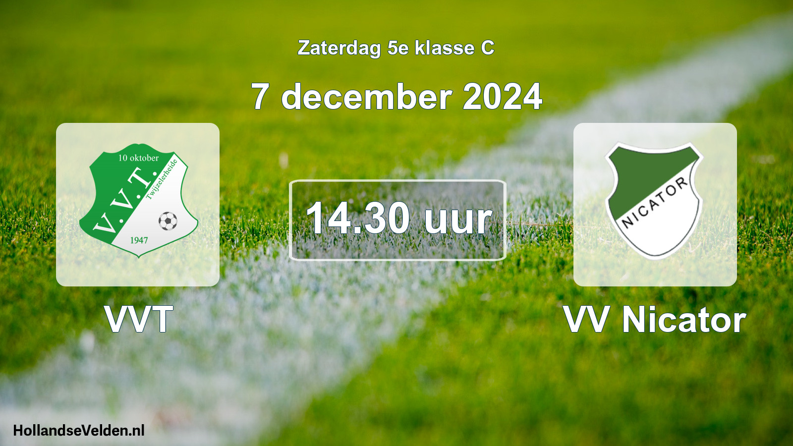 Scheduled Match: VVT - VV Nicator (7 December 2024)