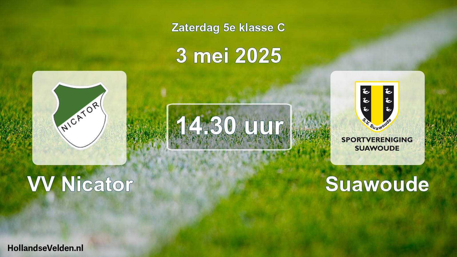 Scheduled Match: VV Nicator - Suawoude (3 May 2025)