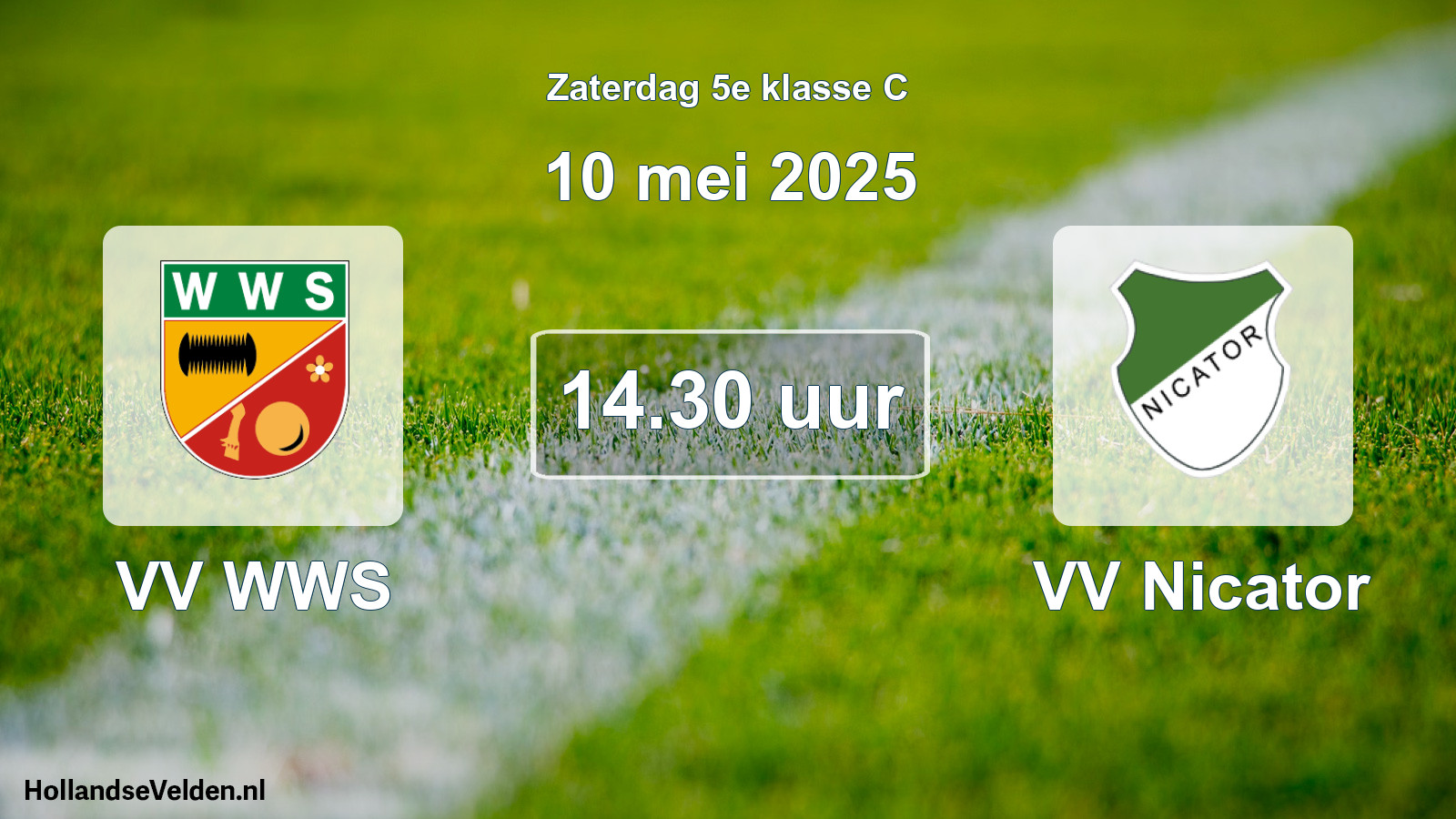 Scheduled Match: VV WWS - VV Nicator (10 May 2025)