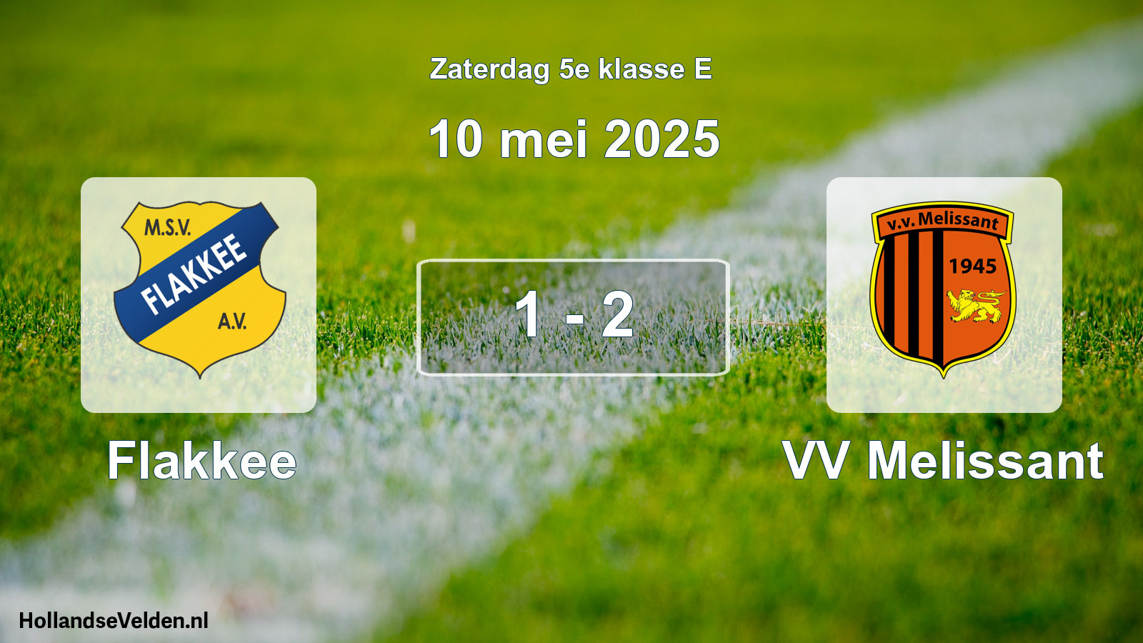 Total number of matches played: Flakkee - VV Melissant 1 - 2 (10 May 2025)