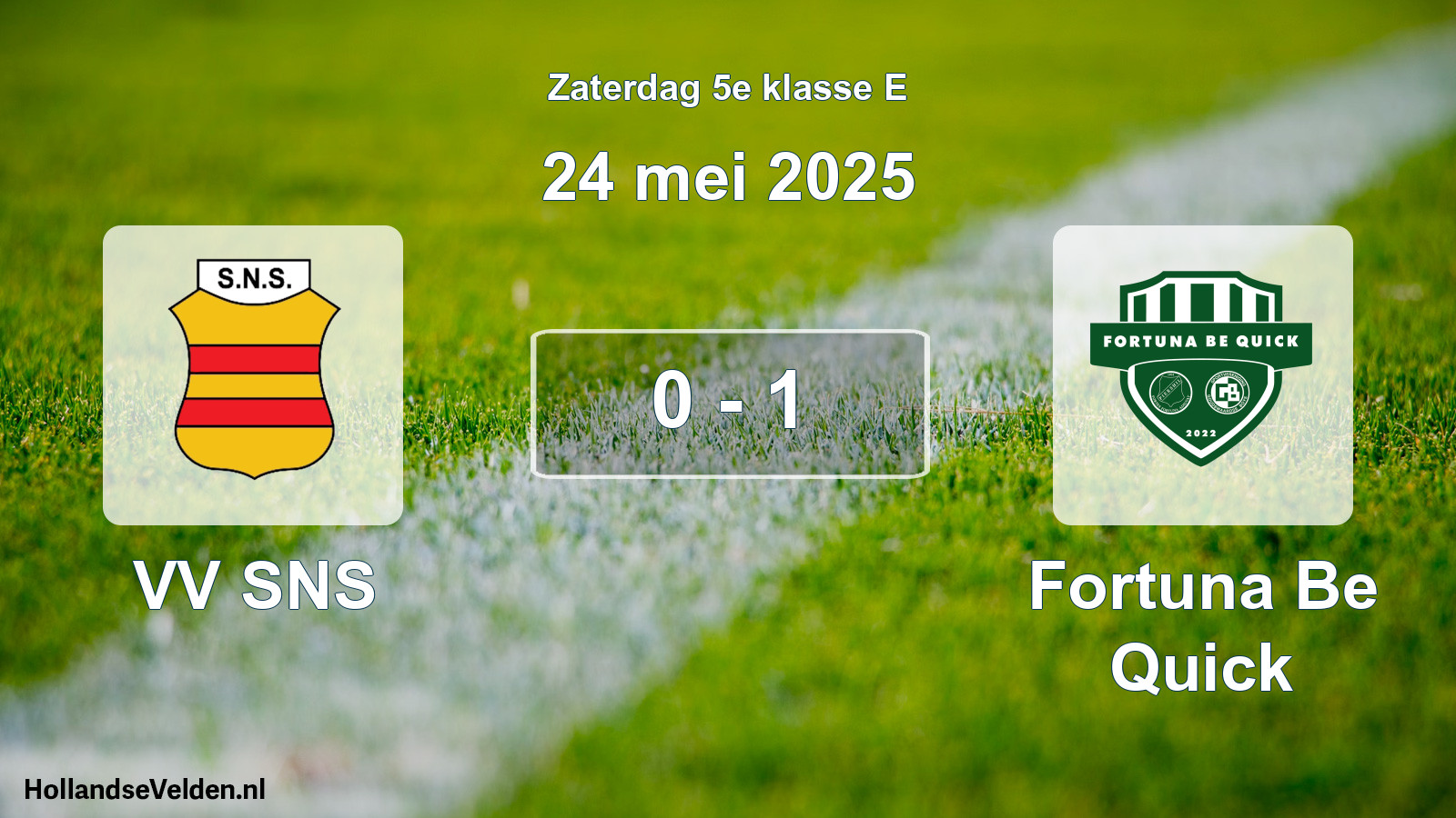 Total number of matches played: VV SNS - Fortuna Be Quick 0 - 1 (24 May 2025)
